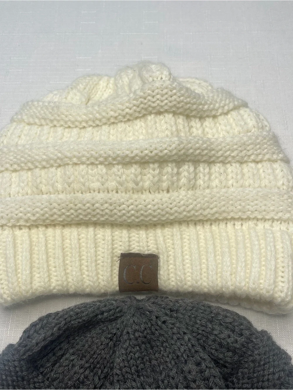 C.C. Chunky Soft Stretch Cable Knit Beanies (OS)